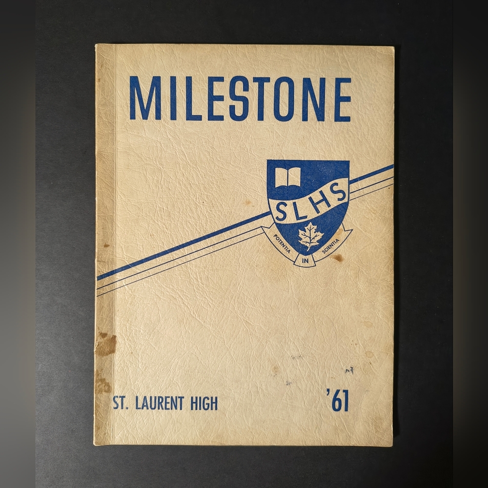 Vintage St. Laurent High Yearbook '61 SLHS